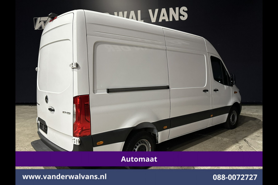 Mercedes-Benz Sprinter 317 CDI 170pk 9G-Tronic Automaat L2H2 Facelift Euro6 Airco | Camera | Navigatie | LED | Chauffeursstoel Cruisecontrol, Stoelverwarming, 270 Graden Achterdeuren, Parkeersensoren, Bijrijdersbank