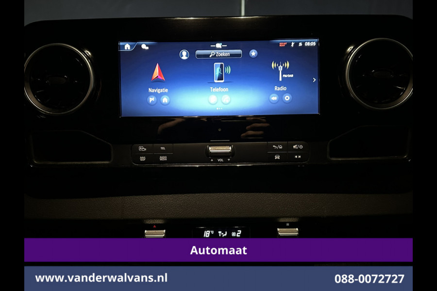 Mercedes-Benz Sprinter 317 CDI 170pk 9G-Tronic Automaat L2H2 Facelift Euro6 Airco | Camera | Navigatie | LED | Chauffeursstoel Cruisecontrol, Stoelverwarming, 270 Graden Achterdeuren, Parkeersensoren, Bijrijdersbank