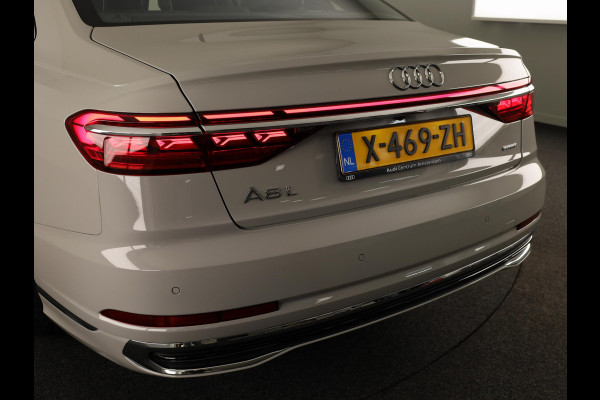 Audi A8 60 TFSI e quattro Lang 462 pk Tiptronic | Verlengde garantie | Navigatie | Panoramadak | Parkeersensoren (Park assist) | Rondomzicht camera | Stoelverwarming/ventilatie/massage v/a | B&O Soundsystem |