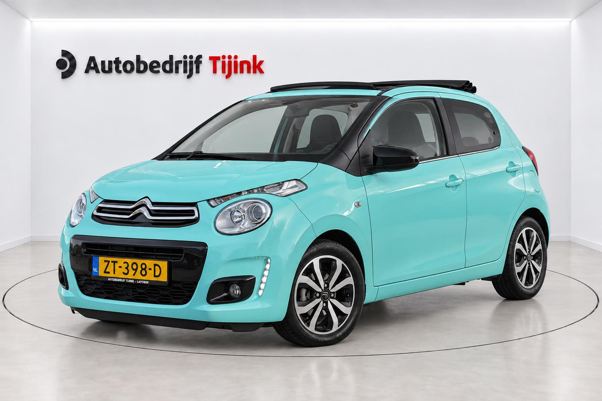 Citroën C1 1.0 VTi Airscape Shine | Cabrio | Automaat | Airco | Camera | Connecting Box | Elektro pakket | Zwarte grill |