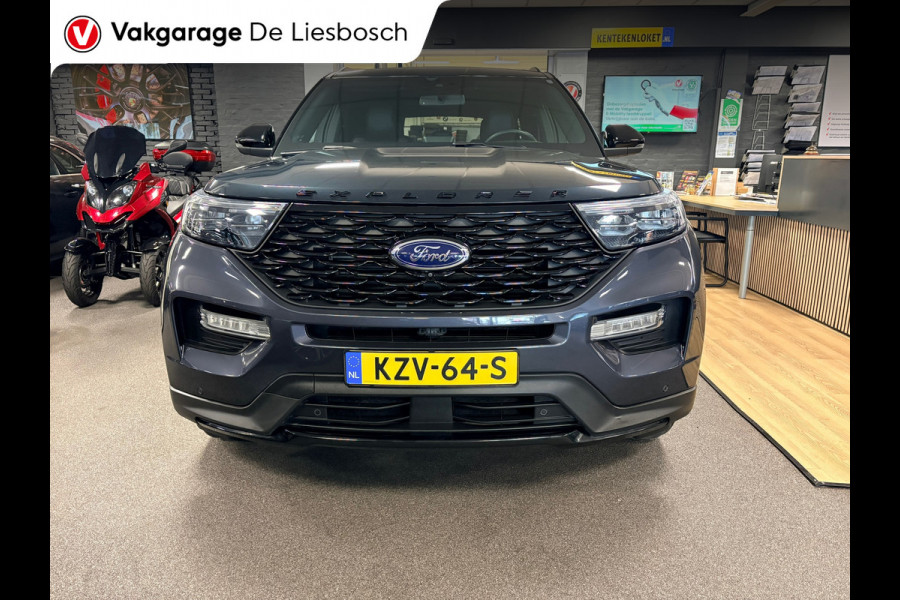 Ford Explorer 3.0 V6 EcoBoost PHEV ST-Line 7persoons / panorama-dak / stuur en stoelverwarming / leder / B&O /