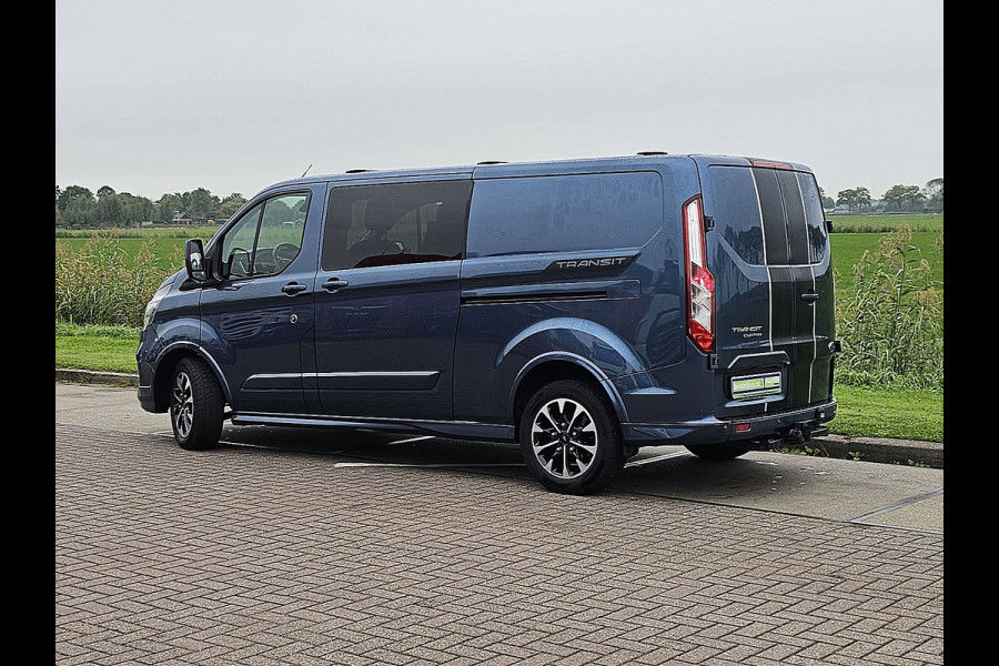 Ford Transit Custom 310 2.0 TDCI L2H1 Sport DC Cruise contol, Airco, Pdc, Carplay, Navi, Camera, Stoelverwarming, Trekhaak, Velgen, 170Pk