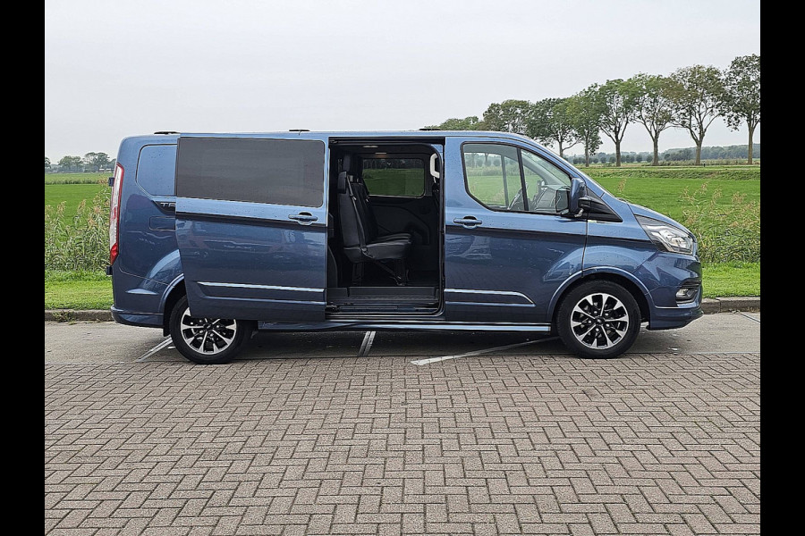 Ford Transit Custom 310 2.0 TDCI L2H1 Sport DC Cruise contol, Airco, Pdc, Carplay, Navi, Camera, Stoelverwarming, Trekhaak, Velgen, 170Pk