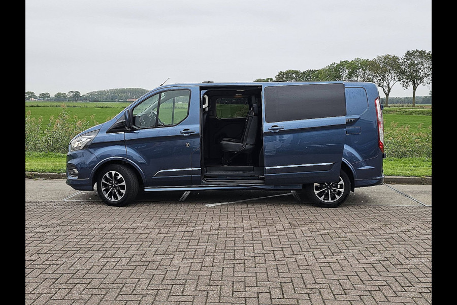 Ford Transit Custom 310 2.0 TDCI L2H1 Sport DC Cruise contol, Airco, Pdc, Carplay, Navi, Camera, Stoelverwarming, Trekhaak, Velgen, 170Pk