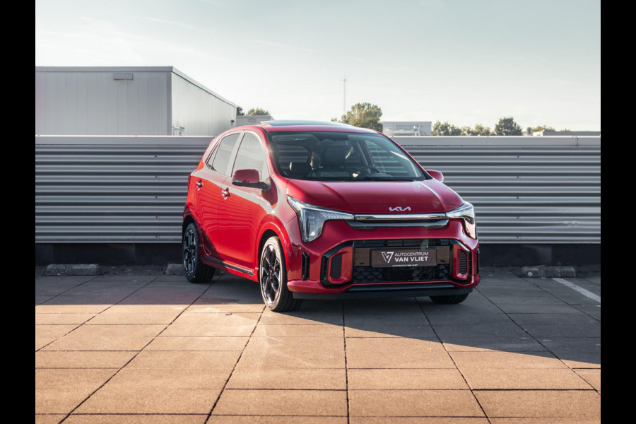 Kia Picanto 1.0 GDi GT-Line | Schuif/kanteldak | Stoel & Stuur verwarming | Camera | Carplay | Direct leverbaar |