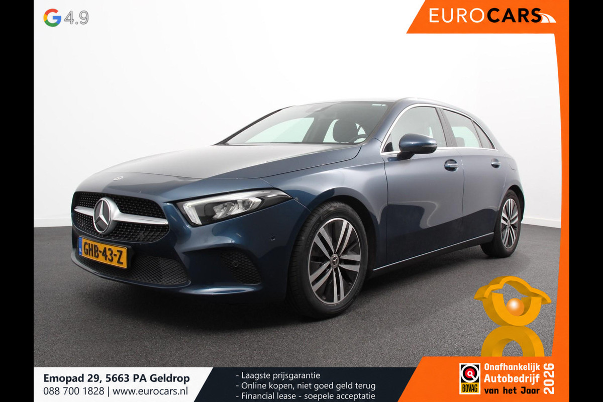 Mercedes-Benz A-Klasse 200 163pk DCT Progressive Navigatie Parkeersensoren Camera Cruise Control Stoelverwarming Ledverlichting Climate Control