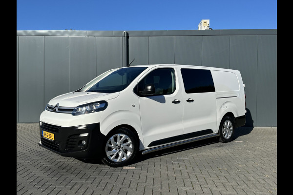 Citroën Jumpy 2.0 BlueHDI 180 PK / AUTOMAAT / L3H1 / DUBBEL CABINE / 2x SCHUIFDEUR / TREKHAAK / CAMERA / BLIND SPOT / ECC / CRUISE / 6 PERSOON