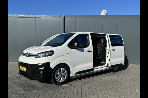 Citroën Jumpy 2.0 BlueHDI 180 PK / AUTOMAAT / L3H1 / DUBBEL CABINE / 2x SCHUIFDEUR / TREKHAAK / CAMERA / BLIND SPOT / ECC / CRUISE / 6 PERSOON