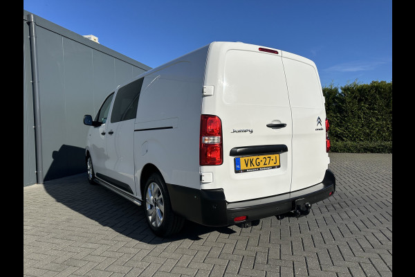 Citroën Jumpy 2.0 BlueHDI 180 PK / AUTOMAAT / L3H1 / DUBBEL CABINE / 2x SCHUIFDEUR / TREKHAAK / CAMERA / BLIND SPOT / ECC / CRUISE / 6 PERSOON