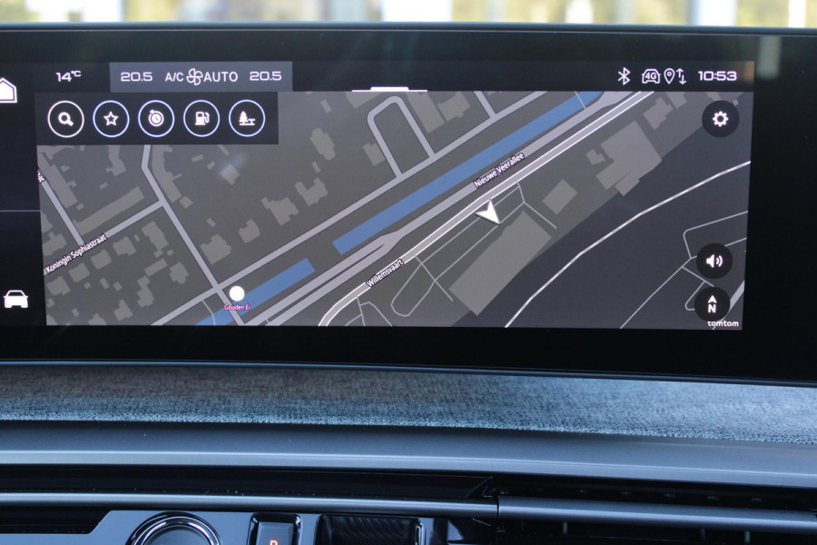 Peugeot 5008 1.2 Hybrid 145PK AUTOMAAT GT 7p | PANORAMISCH SCHUIFDAK PACK | 360° VISION & DRIVE ASSIST PLUS PACK: (360° CAMERA, BUITENSPIEGELS MET KANTELFUNCTIE, DRIVE ASSIST 2.0, DRAADLOZE TELEFOONLADER, ANTIDIEFSTALALARM) | BEKLEDING ALCANTARA/KUNSTLEDER | SEAT PACK COMFORT: (AGR BESTUUDERSSTOEL EN PASSAGIERSSTOEL ELEKTRISCH VERSTELBAAR MET MASSAGE FUNCTIE, BESTUUDERSSTOEL MET GEHEUGENFUNCTIE, BUITENSTE ZITPLAATSEN ACHTERBANK VERWARMBAAR) | GLANZEND ZWARTE DAKRAILS | BLUE INGARO  | 19" LICHTMETALEN VELGEN "BREDA" | DRAADLOZE TELEFOONLADER | APPLE CARPLAY/ANDROID AUTO DRAADLOOS |