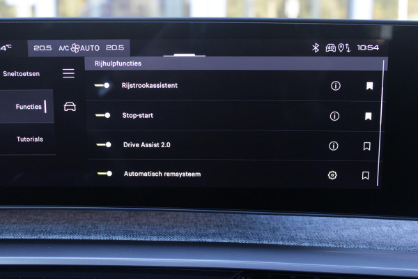 Peugeot 5008 1.2 Hybrid 145PK AUTOMAAT GT 7p | PANORAMISCH SCHUIFDAK PACK | 360° VISION & DRIVE ASSIST PLUS PACK: (360° CAMERA, BUITENSPIEGELS MET KANTELFUNCTIE, DRIVE ASSIST 2.0, DRAADLOZE TELEFOONLADER, ANTIDIEFSTALALARM) | BEKLEDING ALCANTARA/KUNSTLEDER | SEAT PACK COMFORT: (AGR BESTUUDERSSTOEL EN PASSAGIERSSTOEL ELEKTRISCH VERSTELBAAR MET MASSAGE FUNCTIE, BESTUUDERSSTOEL MET GEHEUGENFUNCTIE, BUITENSTE ZITPLAATSEN ACHTERBANK VERWARMBAAR) | GLANZEND ZWARTE DAKRAILS | BLUE INGARO  | 19" LICHTMETALEN VELGEN "BREDA" | DRAADLOZE TELEFOONLADER | APPLE CARPLAY/ANDROID AUTO DRAADLOOS |