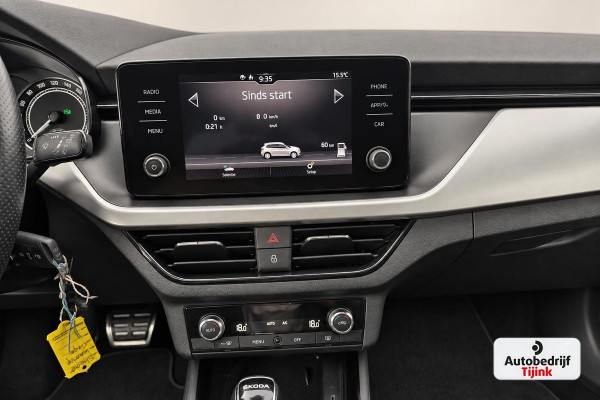 Škoda Kamiq 1.5 TSI ACT Sport Business | Automaat | Pano | Trekhaak | Black pack | Elek. achterklep | App-connect | Lane Assist | Sunset |