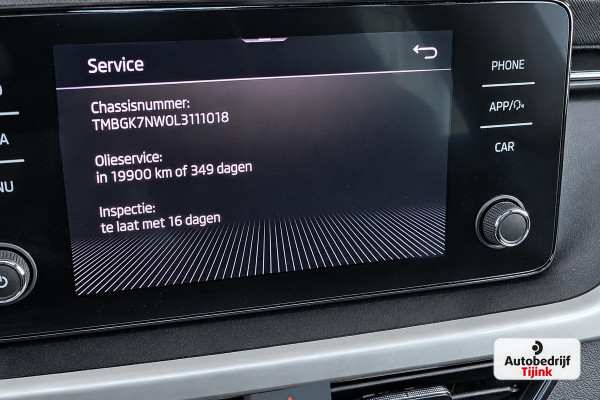 Škoda Kamiq 1.5 TSI ACT Sport Business | Automaat | Pano | Trekhaak | Black pack | Elek. achterklep | App-connect | Lane Assist | Sunset |