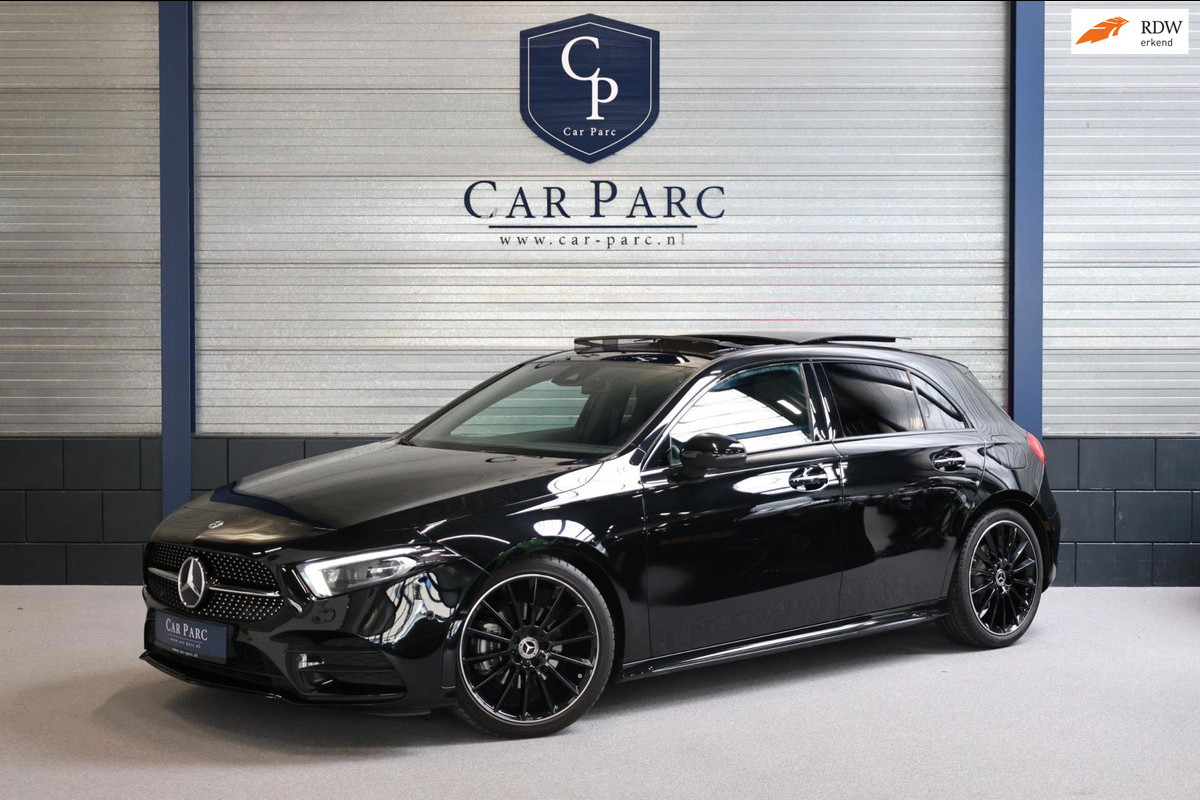 Mercedes-Benz A-Klasse 220 AMG MULTIBEAM/VIRTUAL/SFEER/LEER+S.VERWARMING+MEMORY/19"/CAM/ACC/ECC/12 MDN GARANTIE!
