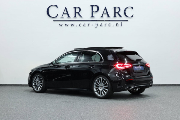 Mercedes-Benz A-Klasse 220 AMG MULTIBEAM/VIRTUAL/SFEER/PANO/LEER+S.VERWARMING+MEMORY/19" LMV/CAM/ACC/ECC/12 MDN GARANTIE!