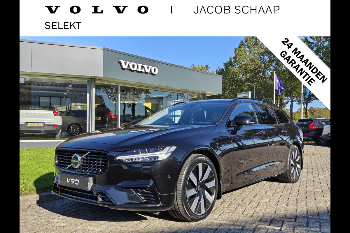 Volvo V90 T6 Plug-in hybrid AWD Plus Dark | BLIS | ACC | 360 Camera | Trekhaak | Stoel/stuur verwarming | Memory | Leder |