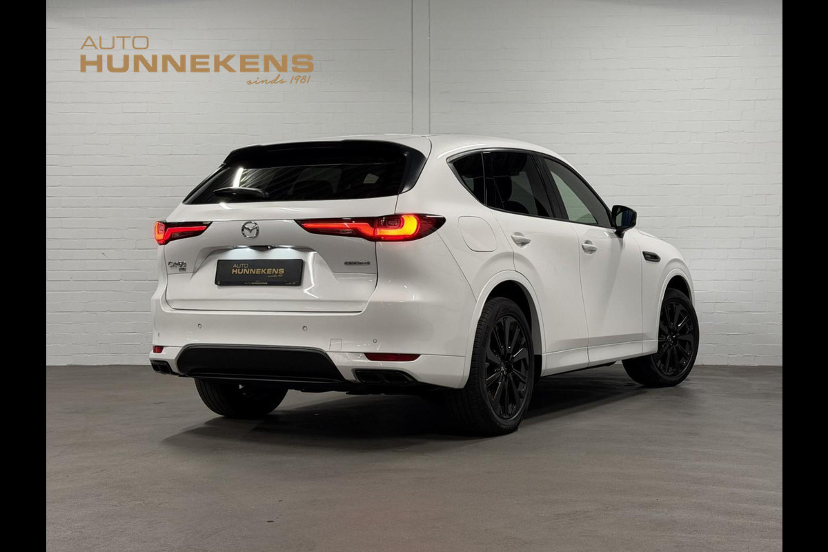 Mazda CX-60 2.5 e-SkyActiv PHEV Homura Trekhaak | Open dak | Adapt. cruise | Stoelventilatie | 360 camera | Bose | Stuur-/Stoelverwarming | Head-up | Carplay