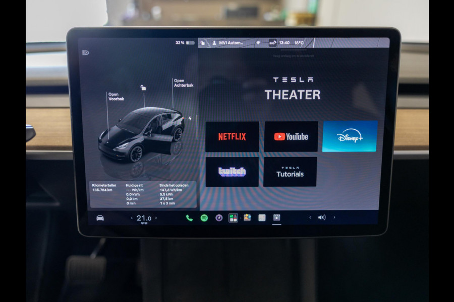 Tesla Model Y RWD 58 kWh SOH 93% / 299pk / Trekhaak /