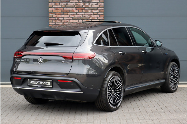 Mercedes-Benz EQC 400 4MATIC AMG Line 80 kWh | Distronic+ | Massage | Memory | Burmester | Trekhaak | Schuifdak | Stoelventilatie | Leder | Multibeam LED | Luchtkwaliteitspakket | HUD | Augmented Reality |