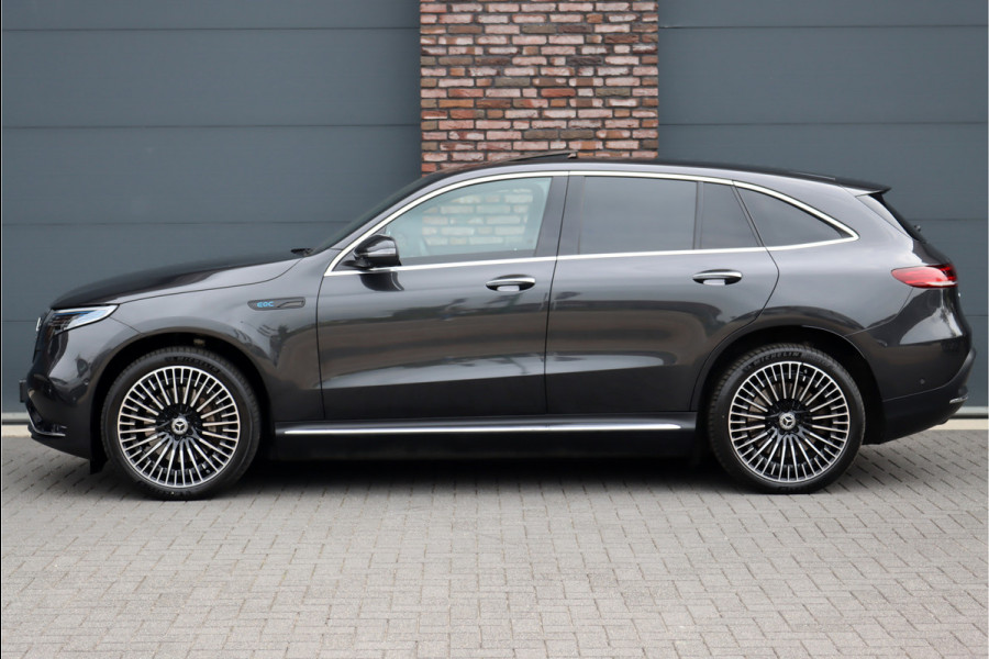 Mercedes-Benz EQC 400 4MATIC AMG Line 80 kWh | Distronic+ | Massage | Memory | Burmester | Trekhaak | Schuifdak | Stoelventilatie | Leder | Multibeam LED | Luchtkwaliteitspakket | HUD | Augmented Reality |