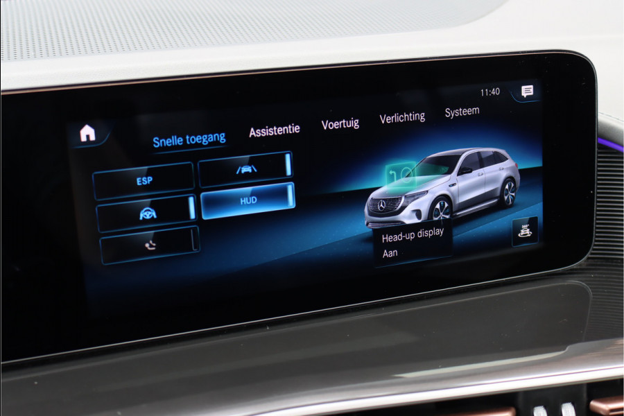 Mercedes-Benz EQC 400 4MATIC AMG Line 80 kWh | Distronic+ | Massage | Memory | Burmester | Trekhaak | Schuifdak | Stoelventilatie | Leder | Multibeam LED | Luchtkwaliteitspakket | HUD | Augmented Reality |