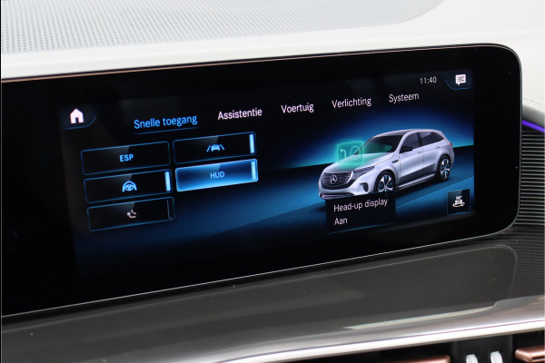 Mercedes-Benz EQC 400 4MATIC AMG Line 80 kWh | Distronic+ | Massage | Memory | Burmester | Trekhaak | Schuifdak | Stoelventilatie | Leder | Multibeam LED | Luchtkwaliteitspakket | HUD | Augmented Reality |