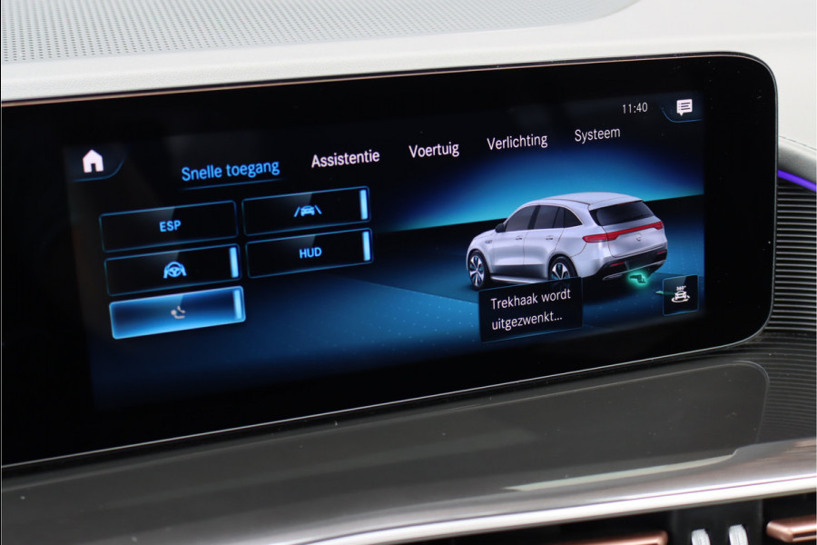 Mercedes-Benz EQC 400 4MATIC AMG Line 80 kWh | Distronic+ | Massage | Memory | Burmester | Trekhaak | Schuifdak | Stoelventilatie | Leder | Multibeam LED | Luchtkwaliteitspakket | HUD | Augmented Reality |
