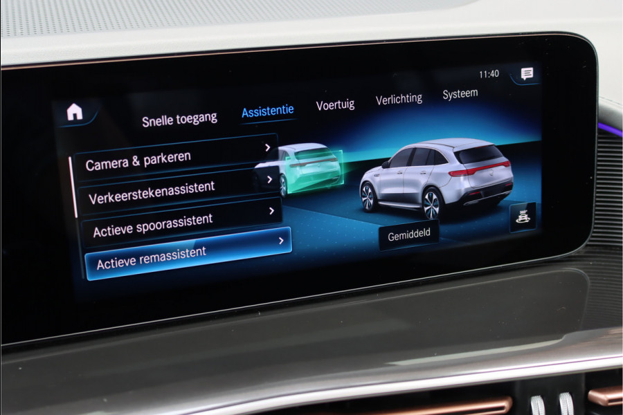 Mercedes-Benz EQC 400 4MATIC AMG Line 80 kWh | Distronic+ | Massage | Memory | Burmester | Trekhaak | Schuifdak | Stoelventilatie | Leder | Multibeam LED | Luchtkwaliteitspakket | HUD | Augmented Reality |
