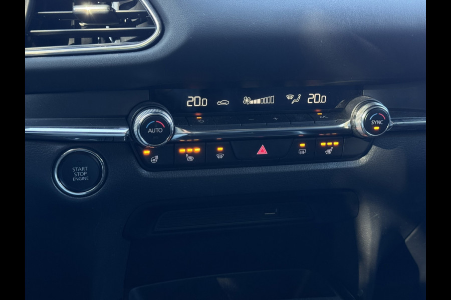 Mazda CX-30 2.0 e-SkyActiv-X M Hybrid Luxury | Leder, ACC, Carplay/Android, Camera, Bose, Trekhaak | Dealeronderhouden | NAP |