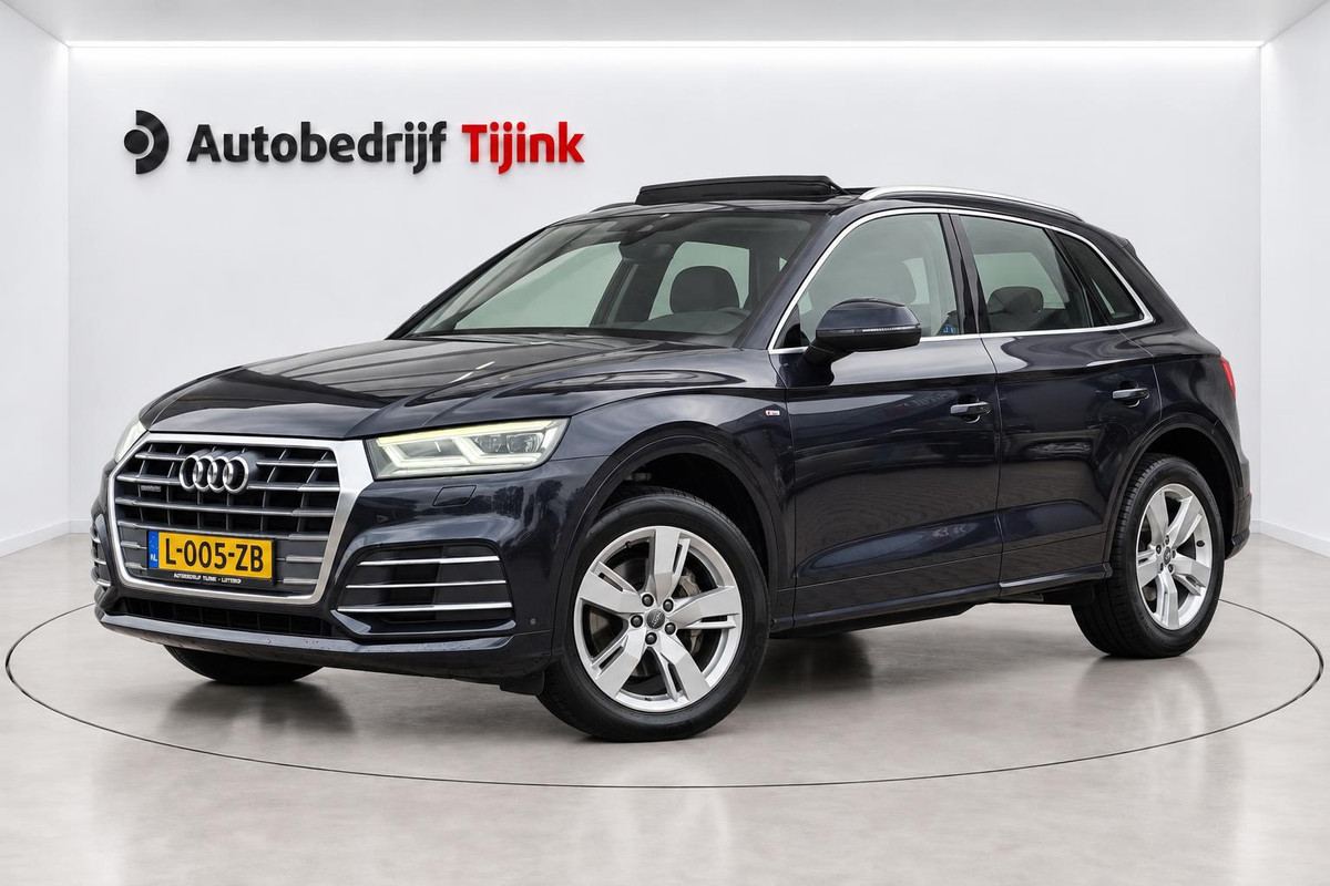 Audi Q5 2.0 TFSI Quattro Sport S-line | Pano | Xenon/LED | Stoelverwarming | Sportstoelen | Navi | PDC | Rijklaar |