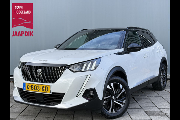 Peugeot 2008 BWJ 2021 | 1.2T 131PK GT | PANO DAK | TREKHAAK | CLIMA | NAVI | LEDER/STOF | CAMERA A | PDC | CARPLAY |
