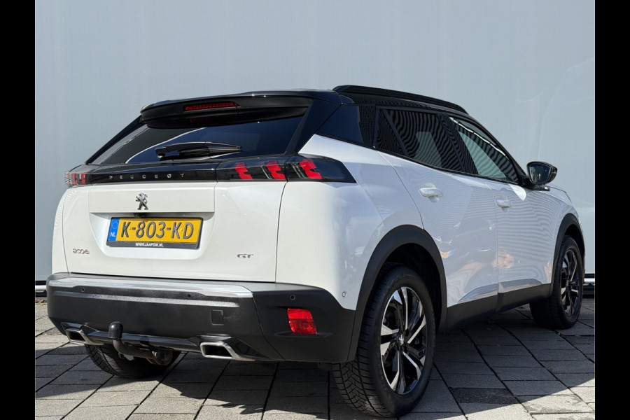 Peugeot 2008 BWJ 2021 | 1.2T 131PK GT | PANO DAK | TREKHAAK | CLIMA | NAVI | LEDER/STOF | CAMERA A | PDC | CARPLAY |