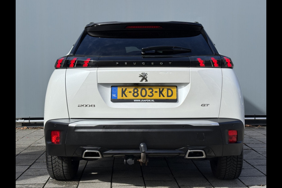 Peugeot 2008 BWJ 2021 | 1.2T 131PK GT | PANO DAK | TREKHAAK | CLIMA | NAVI | LEDER/STOF | CAMERA A | PDC | CARPLAY |
