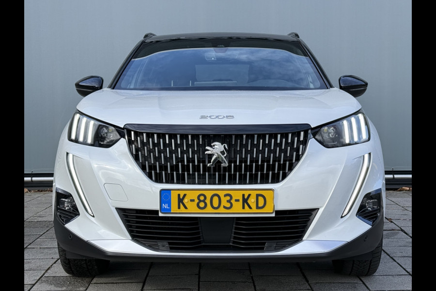 Peugeot 2008 BWJ 2021 | 1.2T 131PK GT | PANO DAK | TREKHAAK | CLIMA | NAVI | LEDER/STOF | CAMERA A | PDC | CARPLAY |