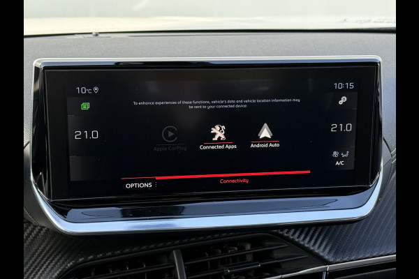 Peugeot 2008 BWJ 2021 | 1.2T 131PK GT | PANO DAK | TREKHAAK | CLIMA | NAVI | LEDER/STOF | CAMERA A | PDC | CARPLAY |