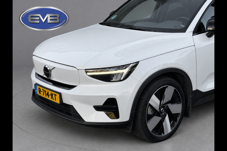 Volvo C40 Recharge Plus 69 kWh, panoramadak, 20 inch,camera,electr bedienbare trekhaak, 1 e eigenaar, Origineel NL auto met nap