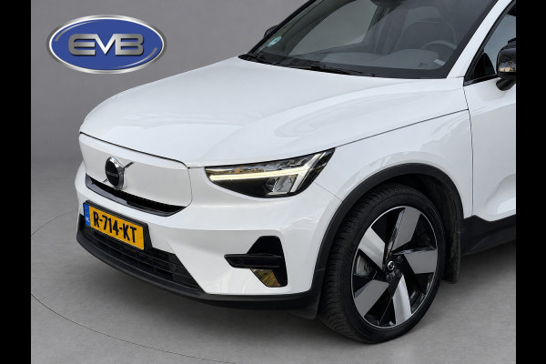 Volvo C40 Recharge Plus 69 kWh, panoramadak, 20 inch,camera,electr bedienbare trekhaak, 1 e eigenaar, Origineel NL auto met nap
