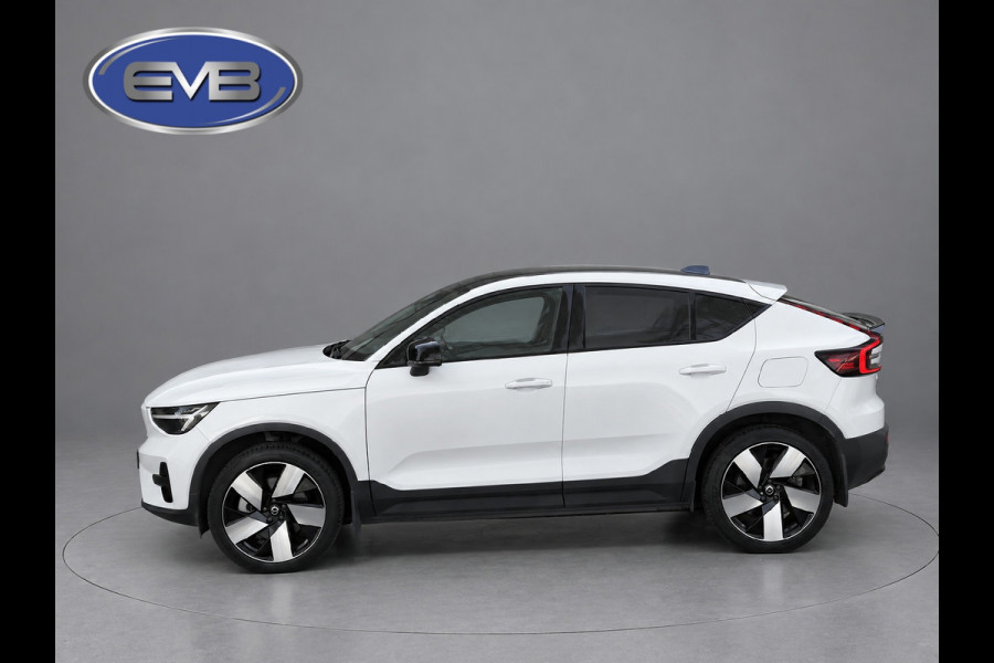 Volvo C40 Recharge Plus 69 kWh, panoramadak, 20 inch,camera,electr bedienbare trekhaak, 1 e eigenaar, Origineel NL auto met nap