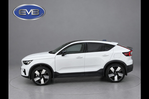 Volvo C40 Recharge Plus 69 kWh, panoramadak, 20 inch,camera,electr bedienbare trekhaak, 1 e eigenaar, Origineel NL auto met nap