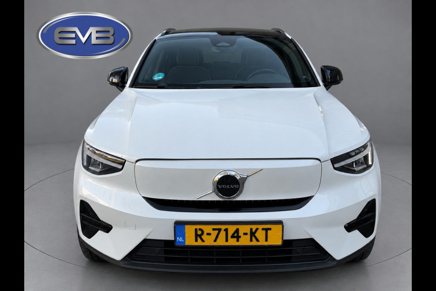 Volvo C40 Recharge Plus 69 kWh, panoramadak, 20 inch,camera,electr bedienbare trekhaak, 1 e eigenaar, Origineel NL auto met nap
