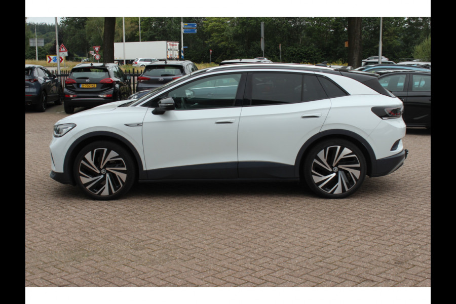Volkswagen ID.4 Tech 77 kWh / Full option! / Panoramadak / Camera / Head-up / Keyless / 21'' / ACC / Dodehoek / Elektr. stoelen / Massage / Navigatie / Stuurverwarming