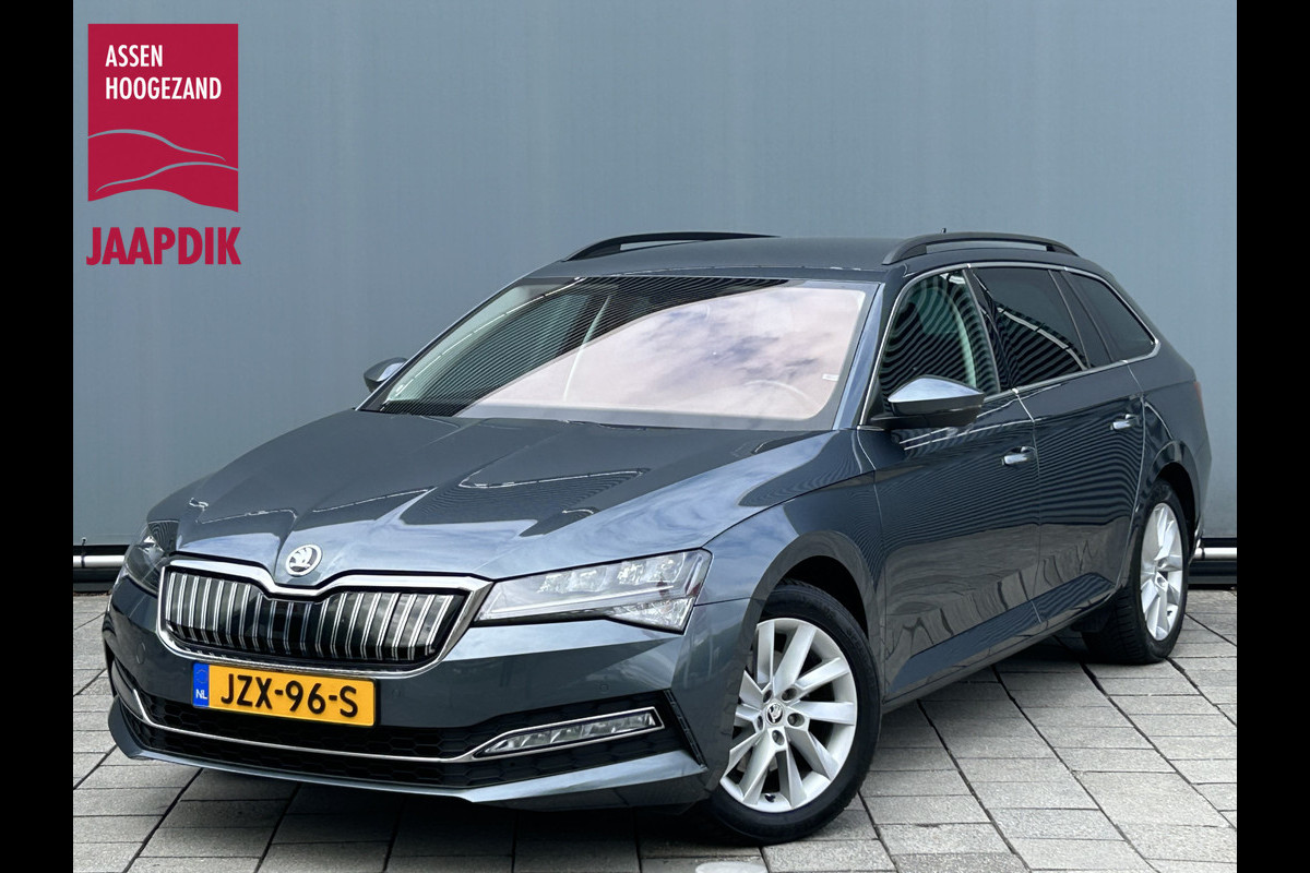 Škoda Superb Combi BWJ 12-2020 | 1.4TSI iV 218PK SPORT BUS. AUTOMAAT | CLIMA | STOELVERW | SPORTSTOELEN | PRIVACY GLASS | CARPLAY | NAVI | CAMERA A |
