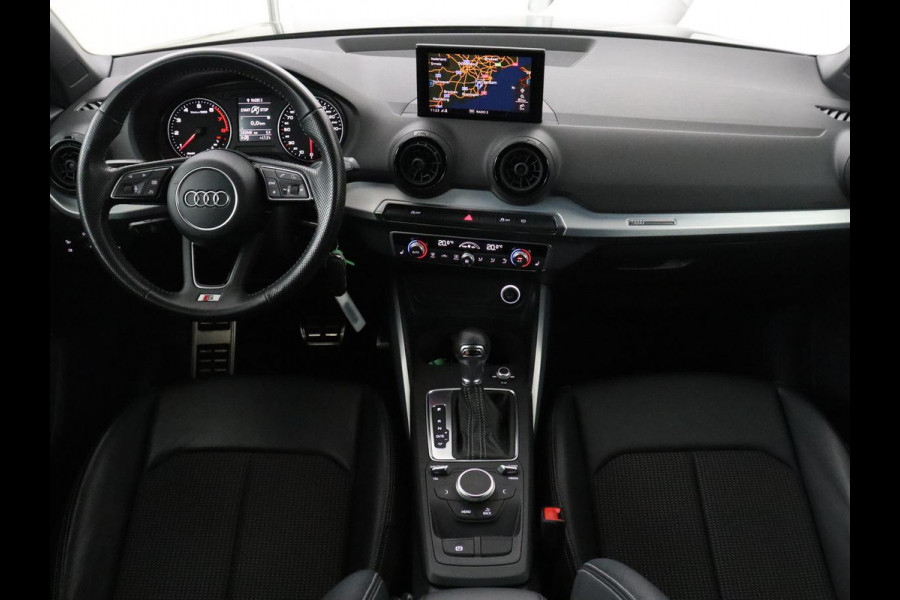 Audi Q2 1.4 TFSI CoD Triple S-Line | Half leder | Stoelverwarming | Trekhaak | Cruise control | Navigatie | Bluetooth | Climate control | Full LED
