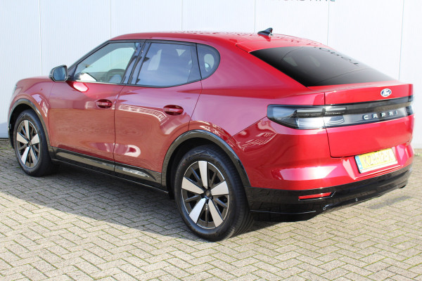 Ford Capri Extended Range RWD 77kWh ELEKTRISCH ! Nov. 2025, slechts 2.500km ! Camera, adapt. cruise cntrl, navigatie, metallic lak, Apple Carplay/Android auto, stoel- en stuurwielverw., side- en lane assist, elektr. verstelb. stoel met massagefunctie etc.  etc