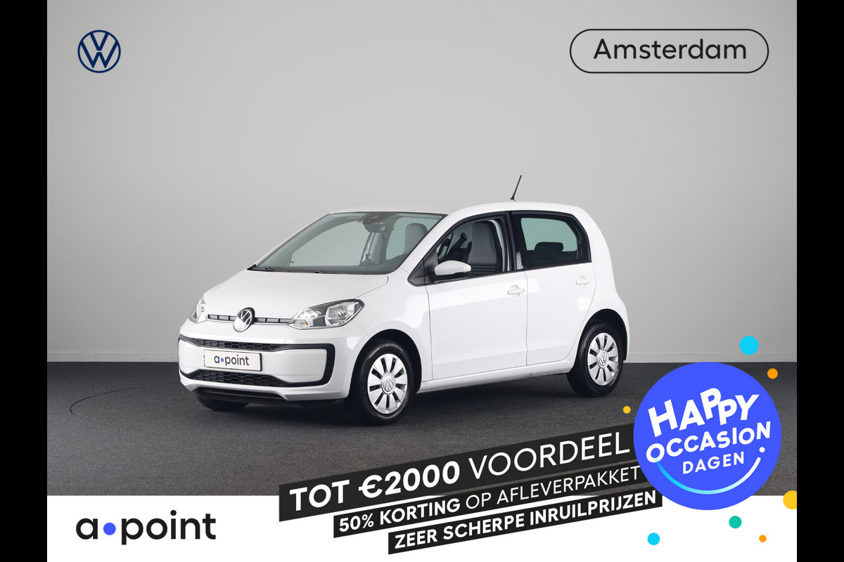 Volkswagen up! 1.0 65 pk | Navigatie via App | Parkeersensoren (achter) | Achteruitrijcamera | Cruise control | Lane assist | Start/Stop systeem |