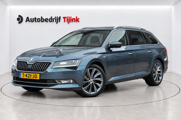 Škoda Superb Combi 1.4 TSI ACT Laurent & Klement | Automaat | LED | Trekhaak | Leder | Stoel- & stuurverwarming | Lane Assist | Blind Spot |Standkachel | Park Assist | Canton | Sfeerverlichting |