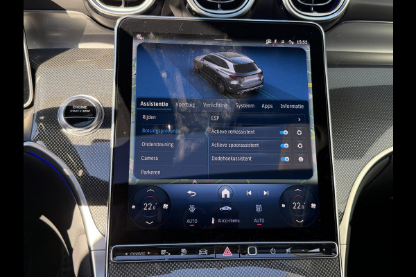Mercedes-Benz GLC 300e 4MATIC AMG Line 20"/Trekhaak/Panoramadak/Burmester/Adaptieve cruise/Leder + memory/Stuur + stoelverwarming/360 camera/Head-up/Dodehoek/Sfeerverlichting