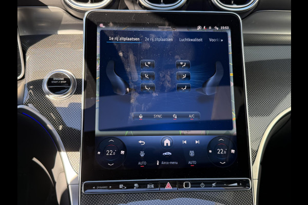 Mercedes-Benz GLC 300e 4MATIC AMG Line 20"/Trekhaak/Panoramadak/Burmester/Adaptieve cruise/Leder + memory/Stuur + stoelverwarming/360 camera/Head-up/Dodehoek/Sfeerverlichting