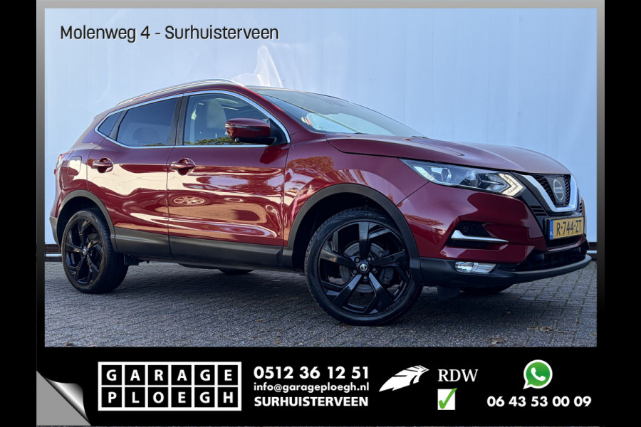 Nissan QASHQAI MOTORREVISIE 1.2 Tekna Trekhaak Pano 360° Nav/Cruise Orig.NL Voll.Onderhouden!