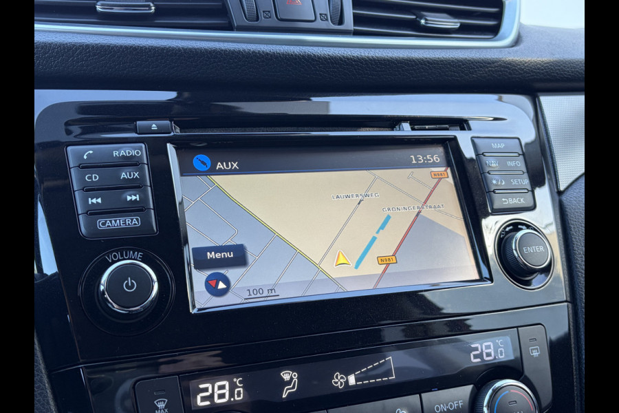 Nissan QASHQAI MOTORREVISIE 1.2 Tekna Trekhaak Pano 360° Nav/Cruise Orig.NL Voll.Onderhouden!
